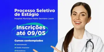 Hospital Municipal abre inscrições para estágio com bolsa de R$ 900