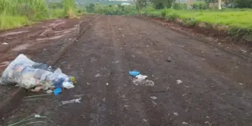 Descarte irregular de lixo volta a ocorrer em Foz do Iguaçu um dia após operação de limpeza