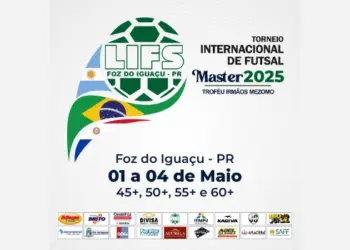 Foz do Iguaçu Recebe o IV Torneio Internacional de Futsal Master com 35 Equipes