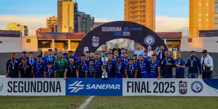 Azulão vice campeão da divisão de Acesso. Foto: Franz Amorim.