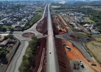 Obras da Perimetral Leste em Foz atingem 70% de conclusão