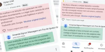 Extorsão por meio de avaliações falsas ameaça negócios locais