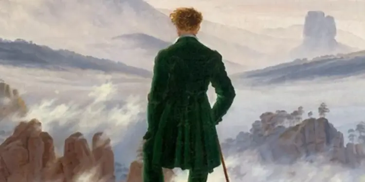 Caspar David Friedrich (1817). Foto: Reprodução/Imagem Própria.