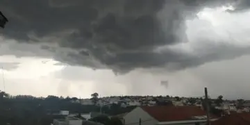 Foz do Iguaçu está sob alerta laranja de chuva intensa emitido pelo Inmet