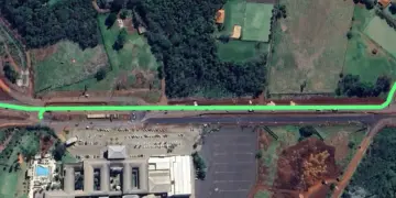 Interdição na BR-469 altera acesso pela Avenida Maria Bubiak em Foz do Iguaçu