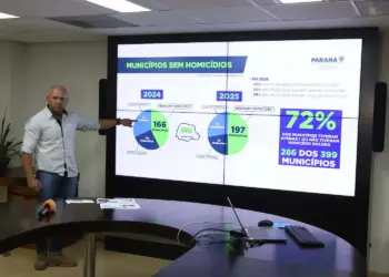 Paraná registra queda histórica de 29% nos homicídios dolosos em 2025