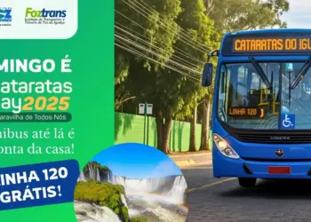Foz terá transporte gratuito para o Parque Nacional durante o Cataratas Day