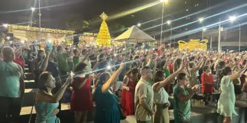 Natal das Cataratas reúne grande público na abertura oficial em Foz do Iguaçu