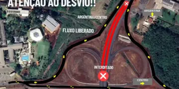 Tráfego na Avenida das Cataratas terá novo desvio a partir desta terça-feira (9)