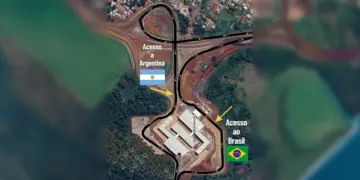 DER/PR altera tráfego no acesso à Ponte Tancredo Neves em Foz do Iguaçu