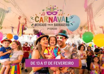 Mercado Público Barrageiro prepara Carnaval 2026 com cinco dias de shows