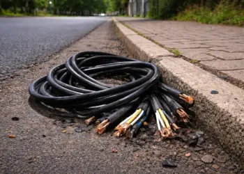 Vandalismo deixa trecho da Avenida Safira sem iluminação no Porto Meira