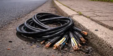 Vandalismo deixa trecho da Avenida Safira sem iluminação no Porto Meira