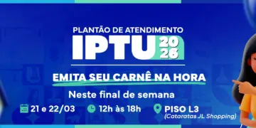 Prefeitura leva entrega do IPTU 2026 aos shoppings de Foz do Iguaçu aos fins de semana