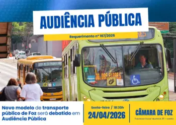 Audiência pública em Foz debate futuro do transporte coletivo com foco em rotas, tecnologia e tarifas