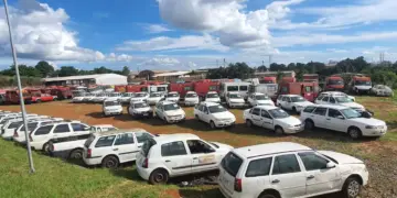 Estado do Paraná abre leilão com 192 veículos oficiais distribuídos em cinco cidades