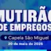 Mutirão itinerante de empregos chegará ao Morumbi com cerca de 600 oportunidades