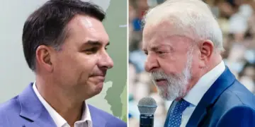 Pesquisa aponta empate técnico entre Flávio Bolsonaro e Lula no primeiro turno