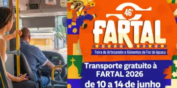 Transporte coletivo gratuito facilita acesso do público à Fartal 2026
