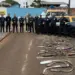 Foztrans e GM destroem cerca de 100 escapamentos irregulares