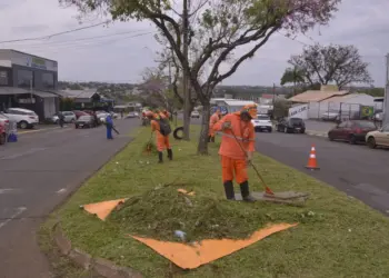 Região Leste de Foz recebe mutirão de limpeza após aumento de casos suspeitos de dengue