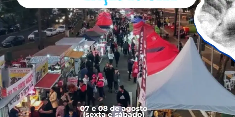Feirinha da JK terá edição noturna com gastronomia, artesanato e shows na Praça da Paz