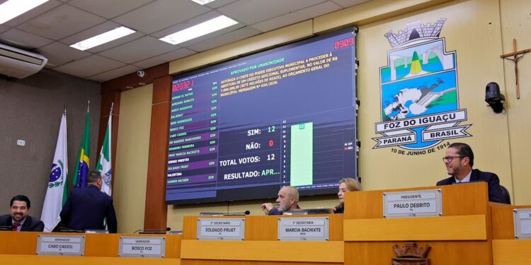 Câmara destina verba prevista para nova sede ao pagamento do Prêmio Ideb em Foz do Iguaçu