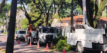 Temporal deixa mais de 10 mil imóveis sem energia no Paraná nesta quarta-feira