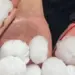 Granizo danifica centenas de casas no Paraná e provoca suspensão de aulas em escola de Pinhão