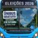 Foz do Iguaçu terá ônibus gratuitos neste domingo de eleições