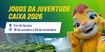 Foz do Iguaçu sedia os Jogos da Juventude CAIXA neste mês